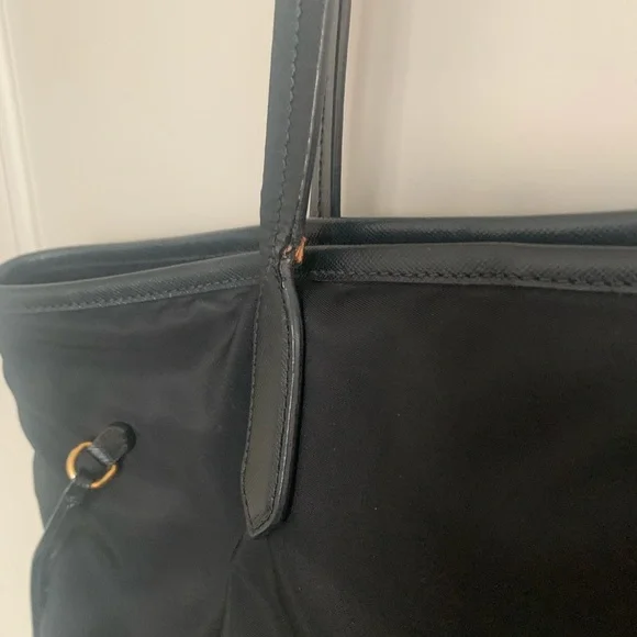 Prada black nylon tote with dust bag - Picture 9 of 16